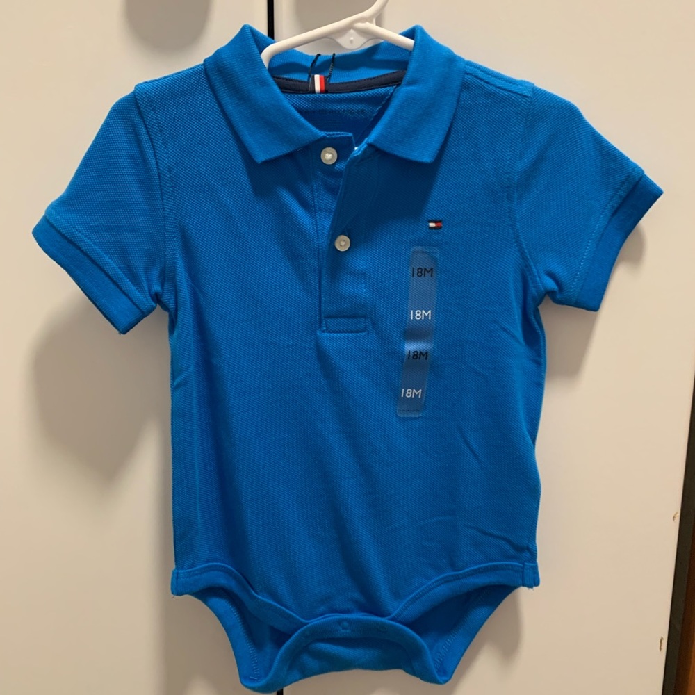 Tommy Hilfiger onesie polo shirt